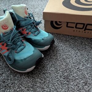 Kids Shoes - Teal and Coral